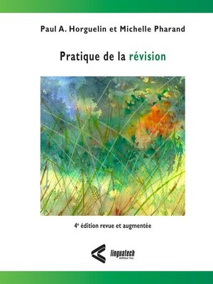 cover image of Pratique de la révision